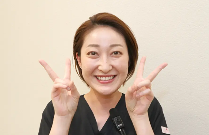 歯科助手歴：7年目（主任） 熊沢さん